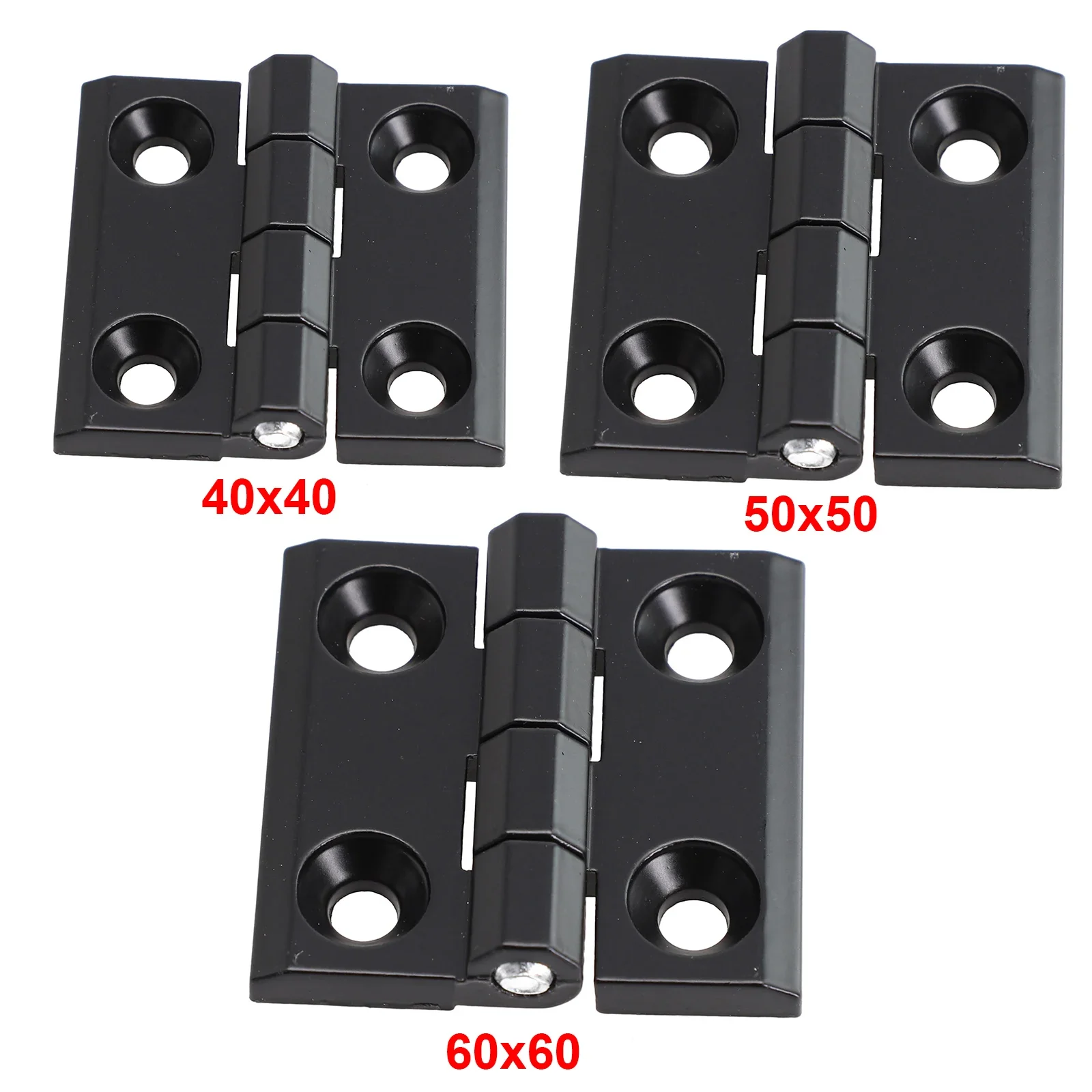 Soft Close Hinge - 1/2pcs 40/50/60mm Butt Hinges Metal Black