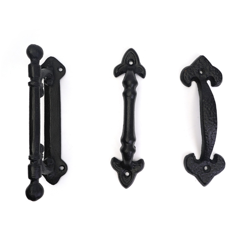 Furniture Hardware Vintage - Vintage Classical Cast Iron Handle Drawer