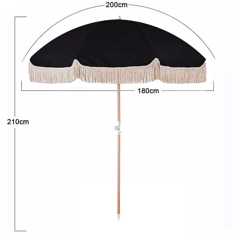 Furniture Quality Control - Luxury Boho Outdoor Umbrella Custom Yellow