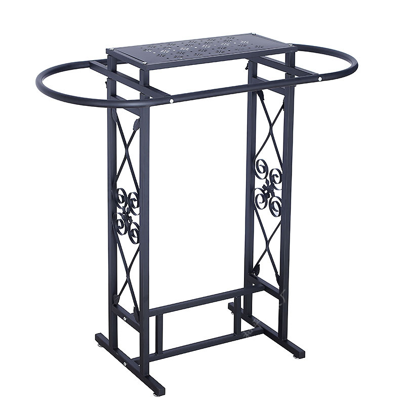 Iron Clothing Store Oval Shelf - Furniture Hardware Store avis et prix