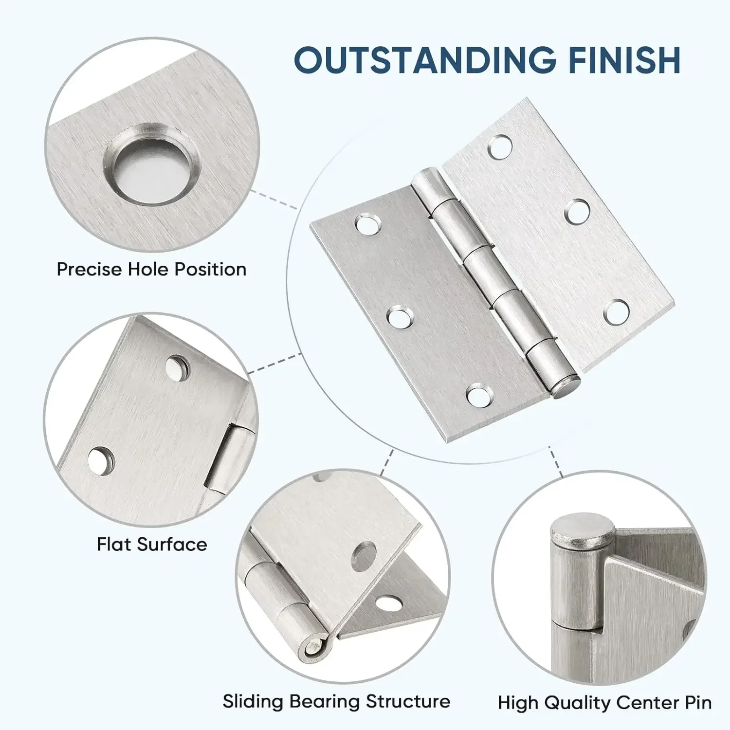 1-4 Inch Universal Door Hinges - Furniture Hardware Replacement Parts avis et prix