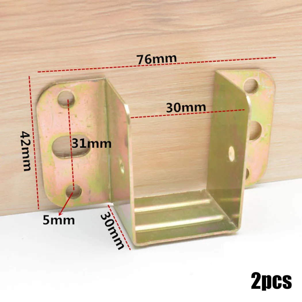 2pcs U Shaped Metal Bed Bracke - Furniture Hardware Replacement Parts avis et prix