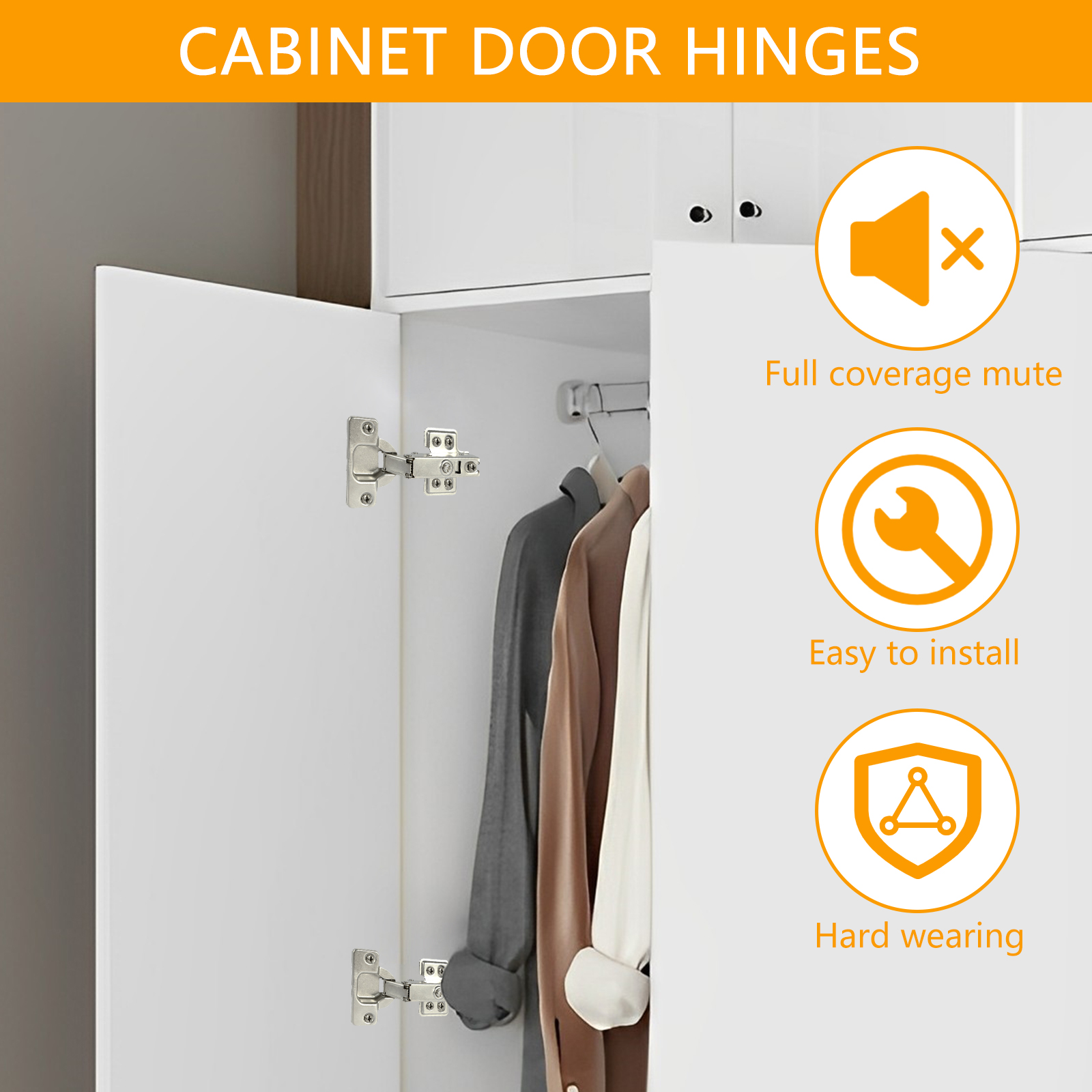 10/20Pcs Stainless Steel Cabin - Soft Close Hinge avis et prix