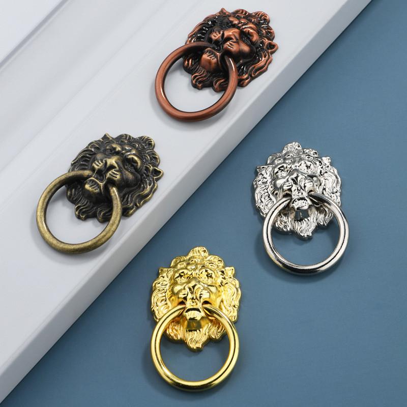4-1PC Lion Head Knob Antique B - Vintage Furniture Hardware Pulls avis et prix
