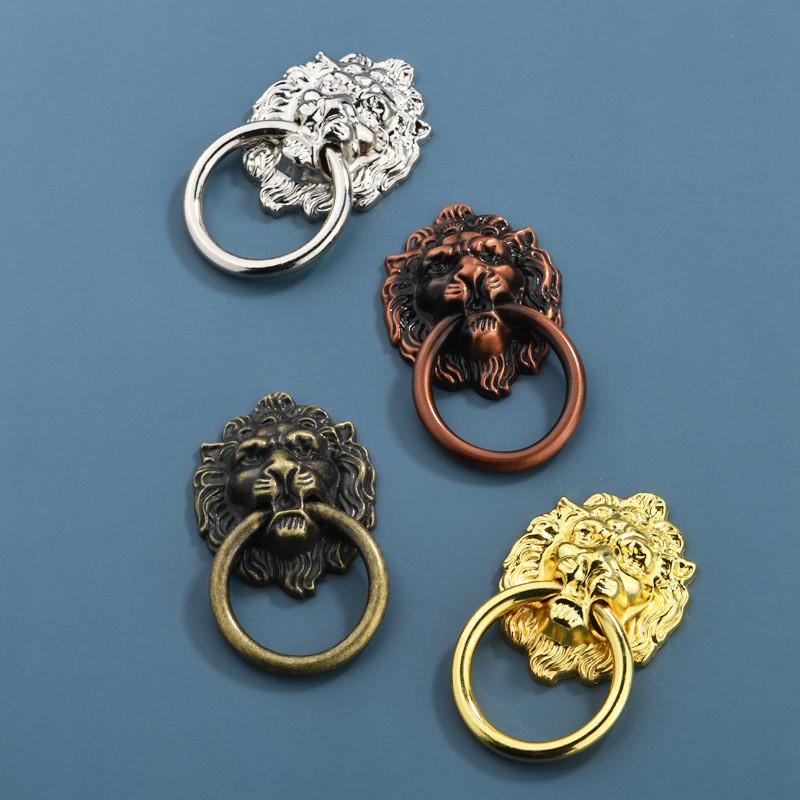 4-1PC Lion Head Knob Antique B - Vintage Furniture Hardware Pulls avis et prix