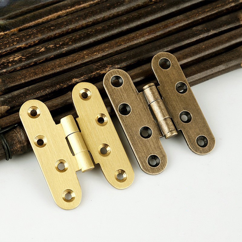 4Pcs Antique Brass Door Hinges - Furniture Hardware Vintage avis et prix