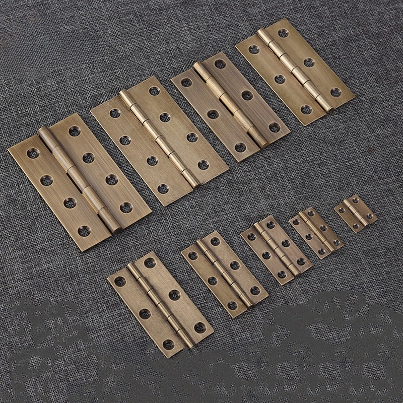 4Pcs Antique Brass Door Hinges - Furniture Hardware Vintage avis et prix