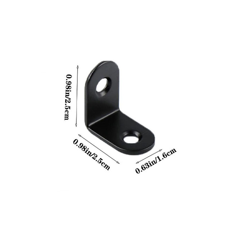 12pcs black metal right angle  - Used Furniture Hardware avis et prix