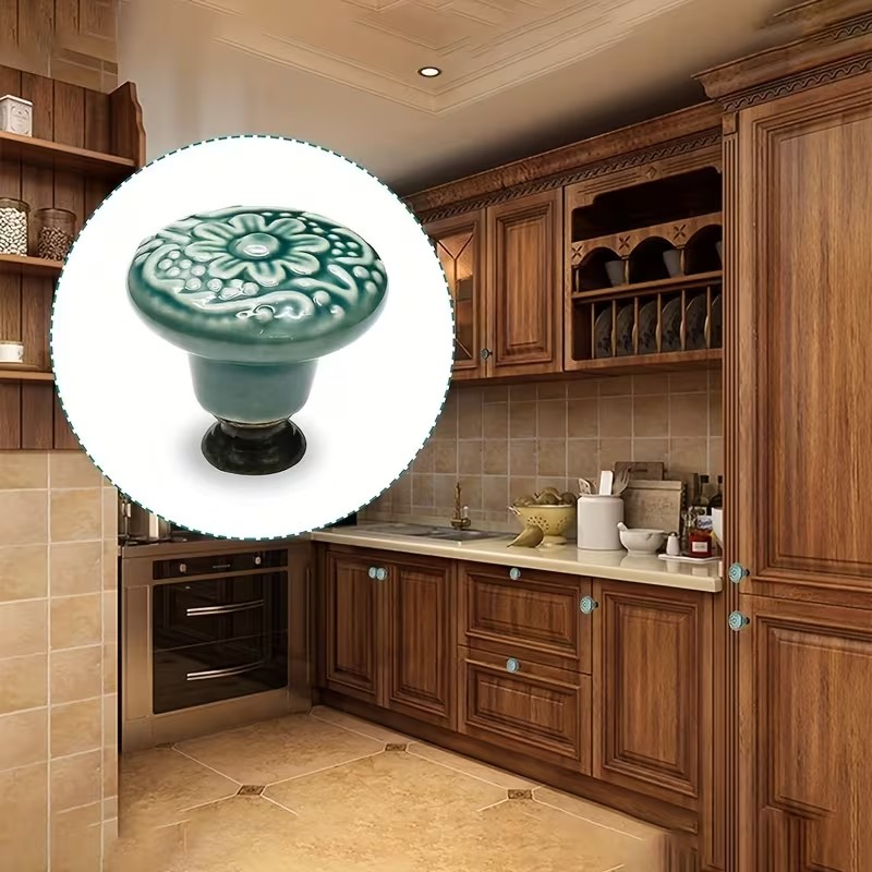 12pcs Ceramic Cabinet Knobs, F - Furniture Hardware Pulls avis et prix