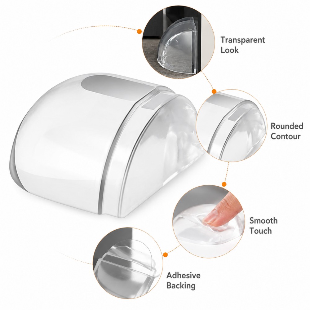 Transparent Silicone Doorstop  - Furniture Hardware Factory avis et prix