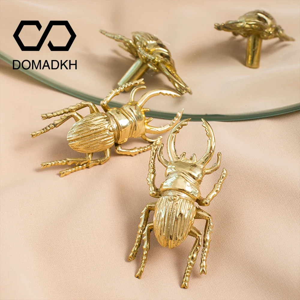 Brass Beetle Drawer Pulls Inse - Unique Furniture Hardware Pulls avis et prix