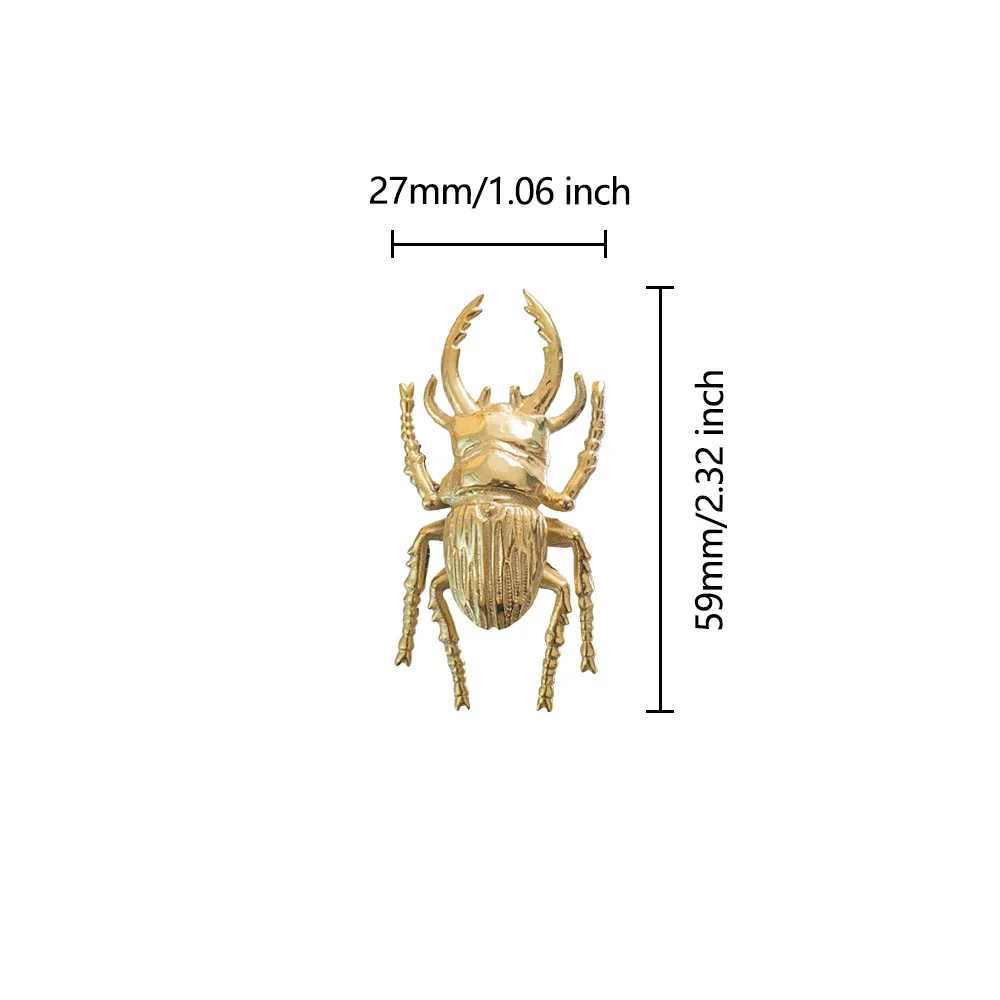 Brass Beetle Drawer Pulls Inse - Unique Furniture Hardware Pulls avis et prix