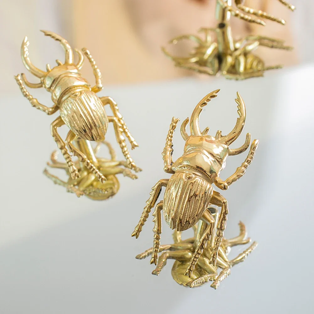 Brass Beetle Drawer Pulls Inse - Unique Furniture Hardware Pulls avis et prix