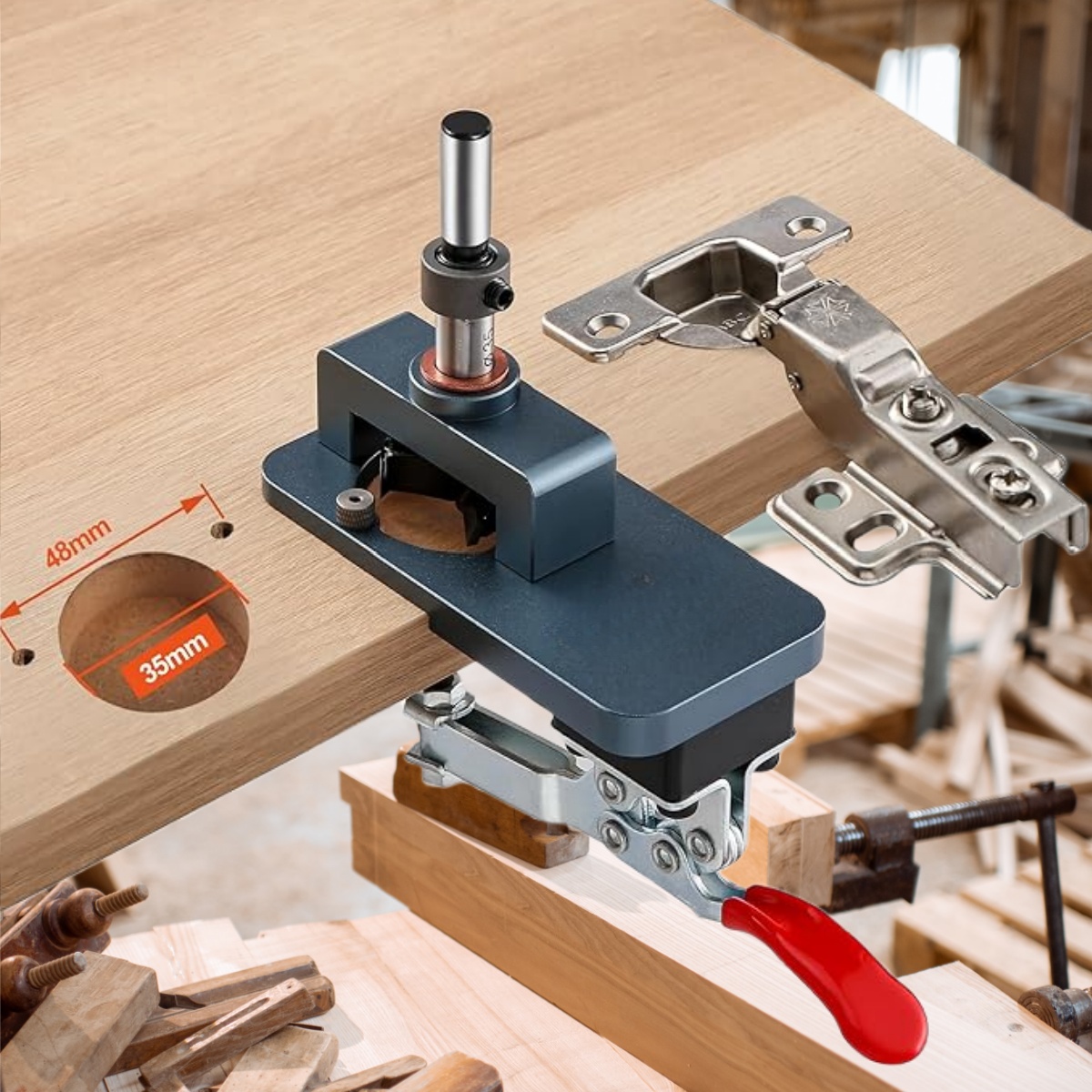35mm Hinge Jig - Precise Borin - Furniture Hardware Replacement Parts avis et prix
