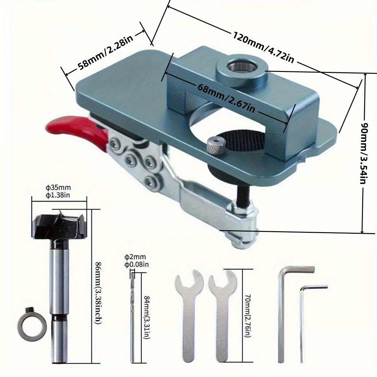 35mm Hinge Jig - Precise Borin - Furniture Hardware Replacement Parts avis et prix