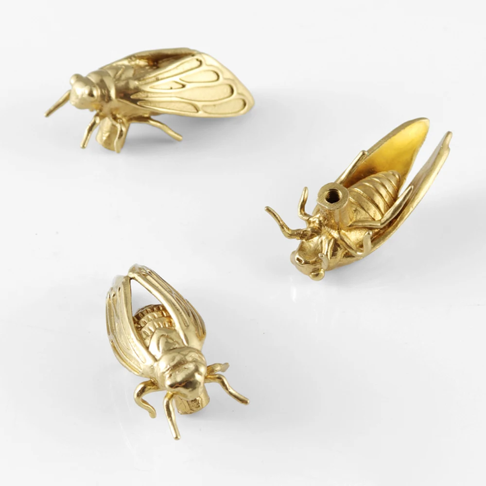 Brass Cicada Cabinet Door Knob - Unique Furniture Hardware Pulls avis et prix