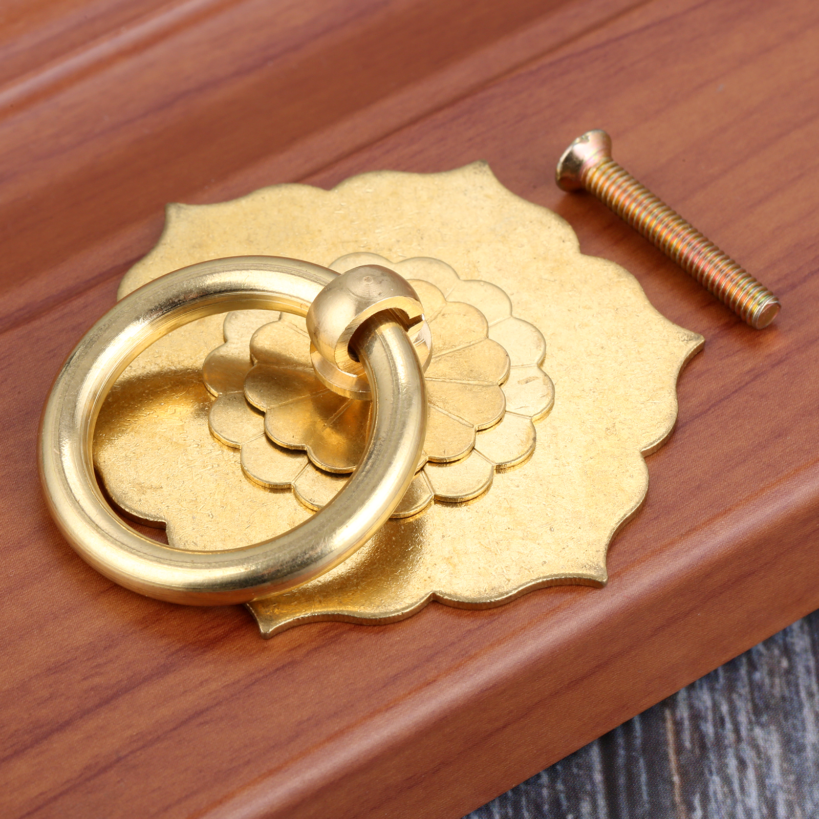 1PC 62*60mm Brass Unique Flowe - Unique Furniture Hardware Pulls avis et prix