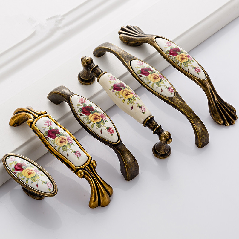 Vintage Ceramic Handle  Cabine - Vintage Furniture Hardware Pulls avis et prix