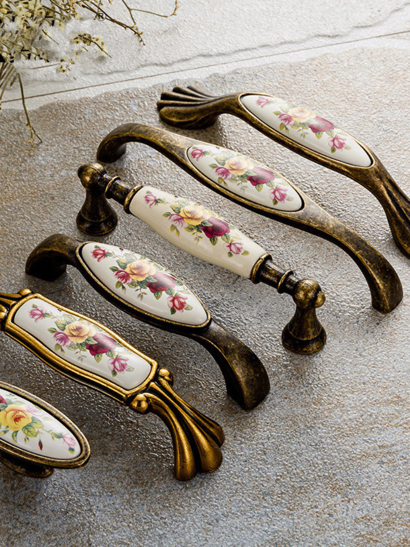 Vintage Ceramic Handle  Cabine - Vintage Furniture Hardware Pulls avis et prix