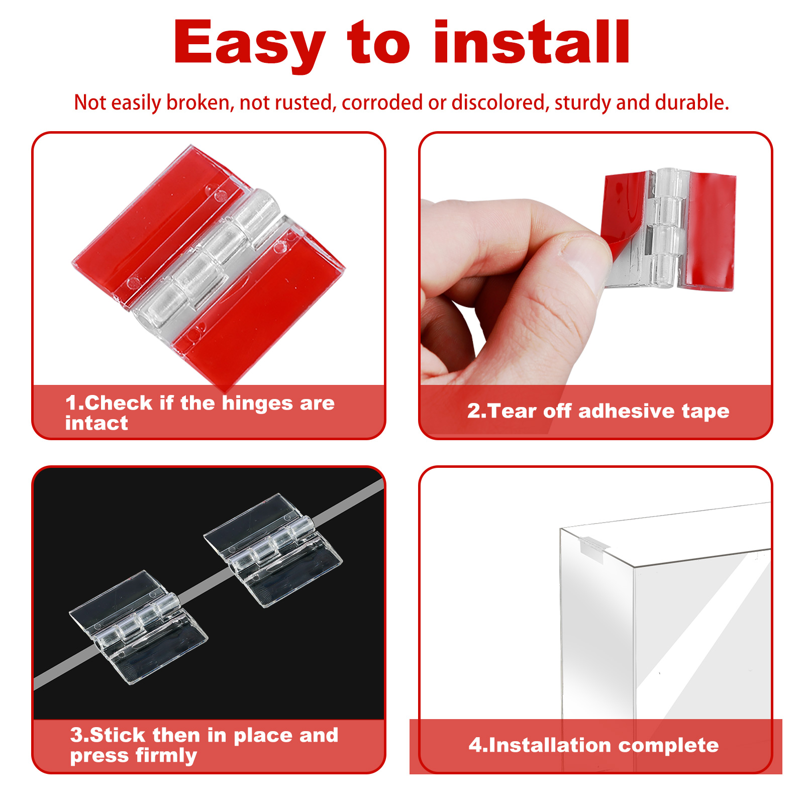 10/20Pcs Folding Hinges Acryli - Furniture Hardware Replacement Parts avis et prix