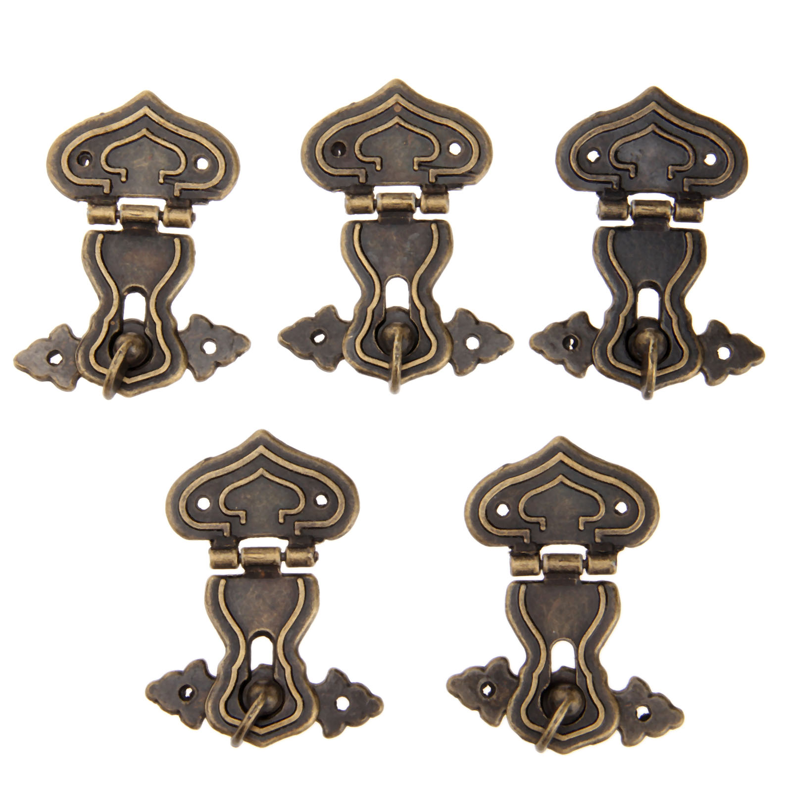 5Pcs 63x47mm Antique Metal Loc - Furniture Hardware Vintage avis et prix