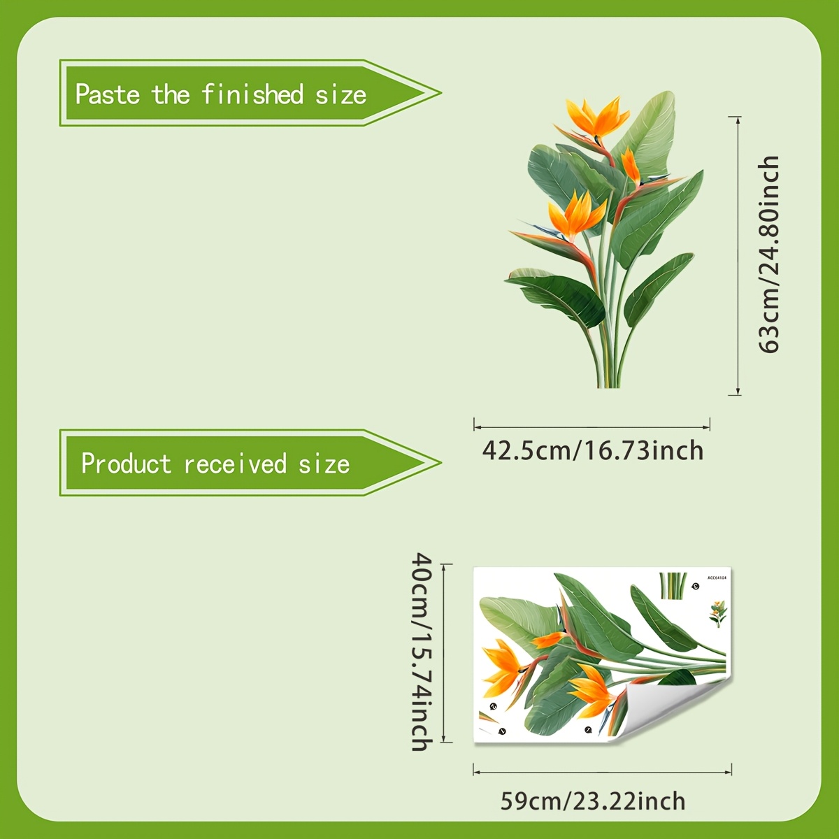 1 Piece of Jungle Leaf Wall St - Furniture Paradise & Hardware Ghaziabad avis et prix