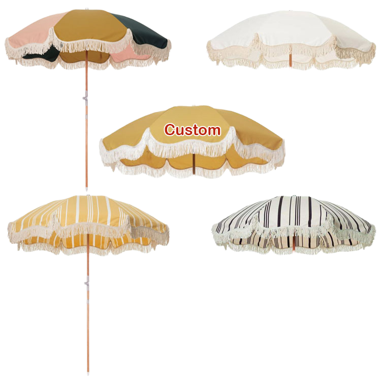 Luxury Boho Outdoor Umbrella C - Furniture Quality Control avis et prix