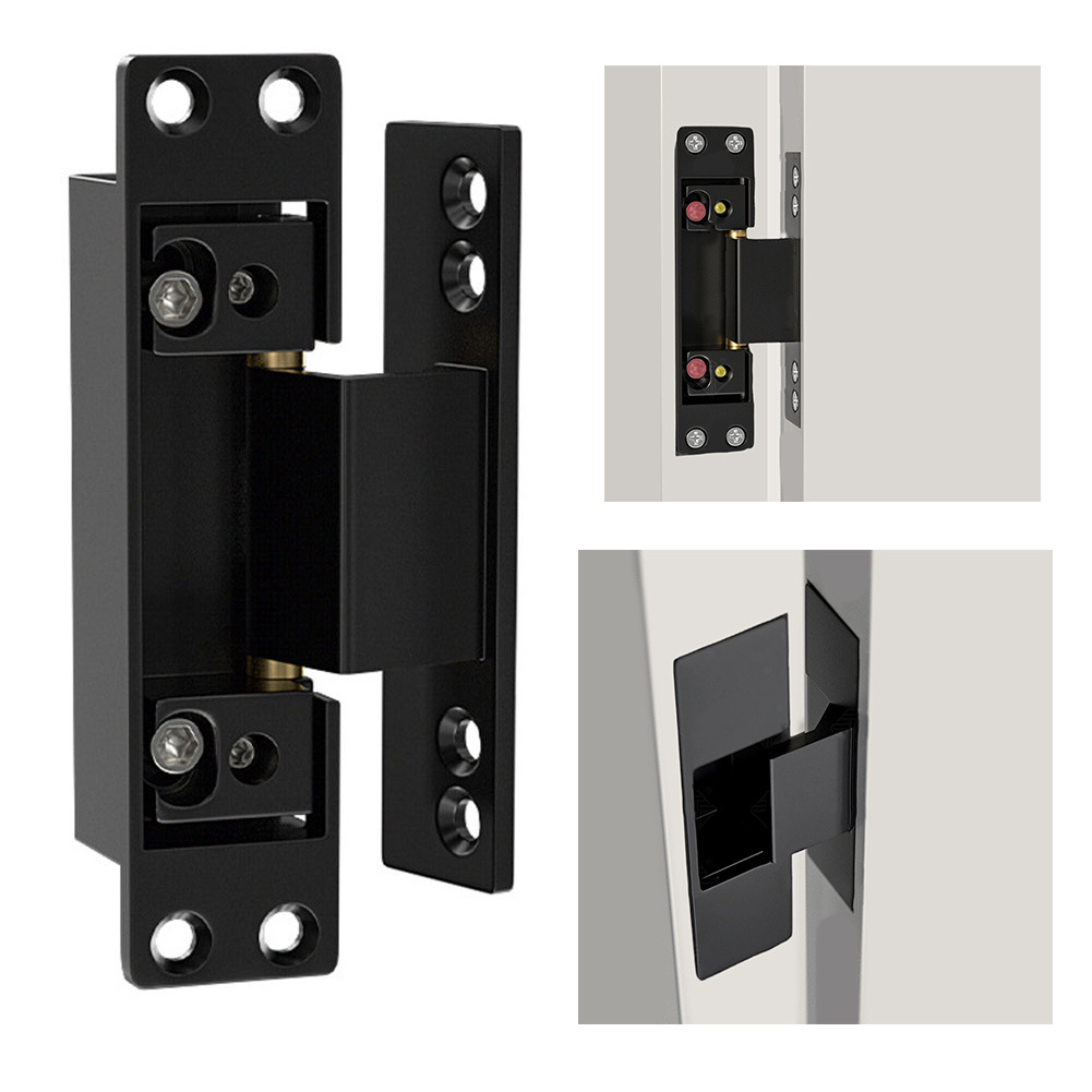 1Pcs Black Door Hinges Invisib - Furniture Hardware Replacement Parts avis et prix