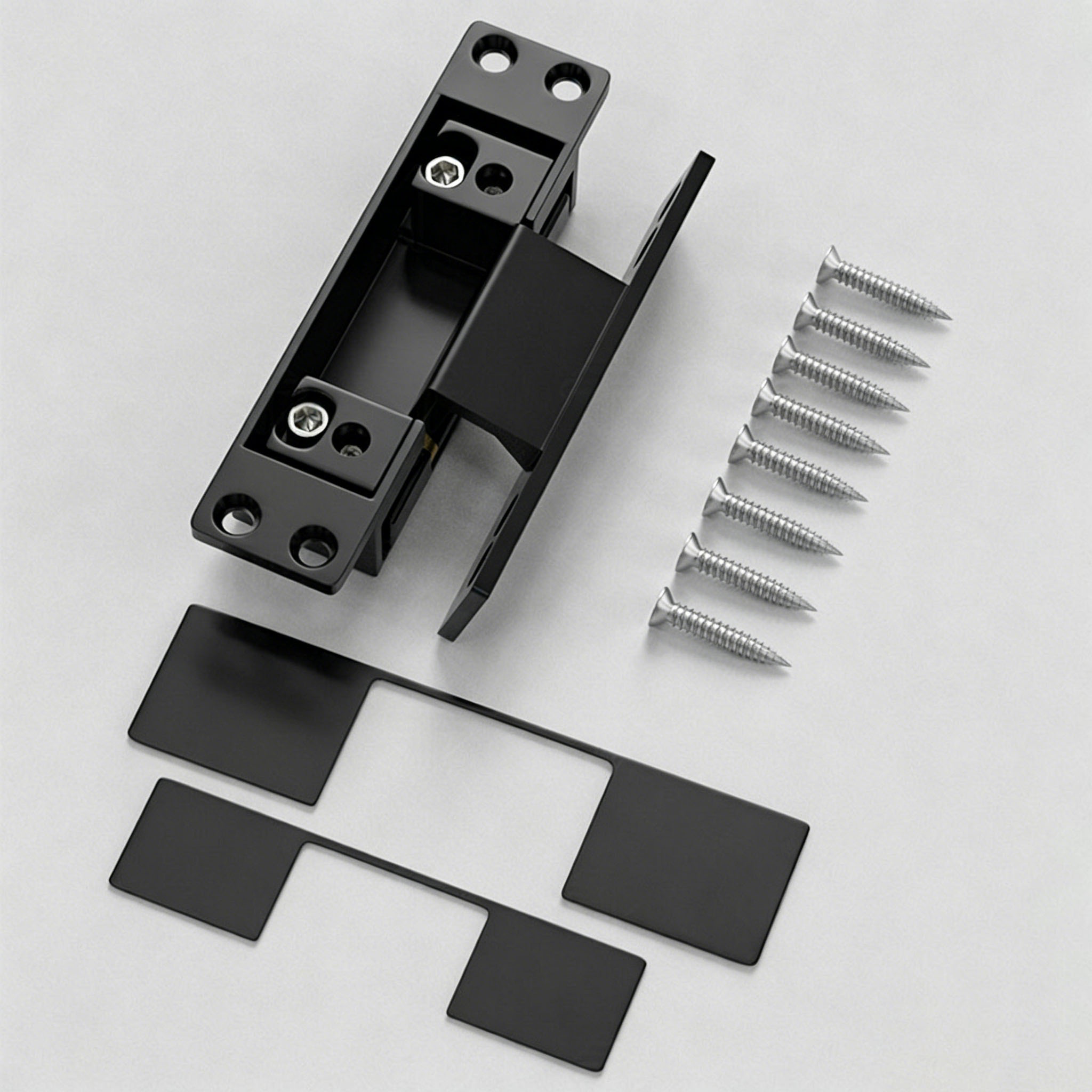 1Pcs Black Door Hinges Invisib - Furniture Hardware Replacement Parts avis et prix