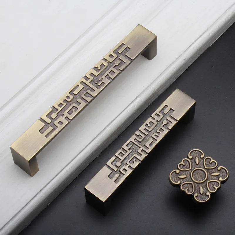 2 pcs Chinese Style Drawer Dra - Unique Furniture Hardware Pulls avis et prix