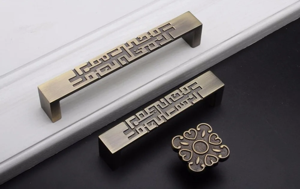 2 pcs Chinese Style Drawer Dra - Unique Furniture Hardware Pulls avis et prix