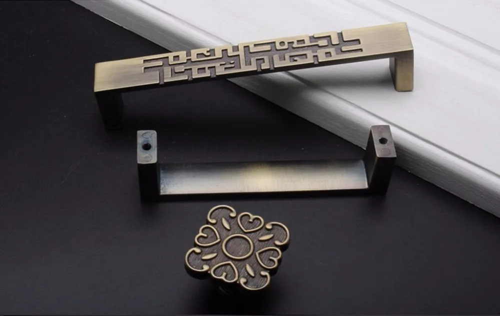2 pcs Chinese Style Drawer Dra - Unique Furniture Hardware Pulls avis et prix