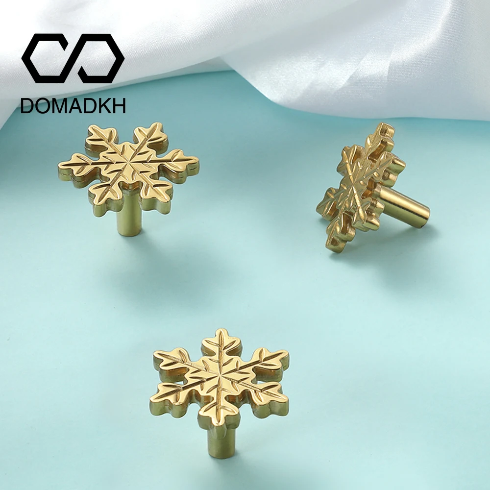 Snowflake Brass Cabinet Door K - Unique Furniture Hardware Pulls avis et prix