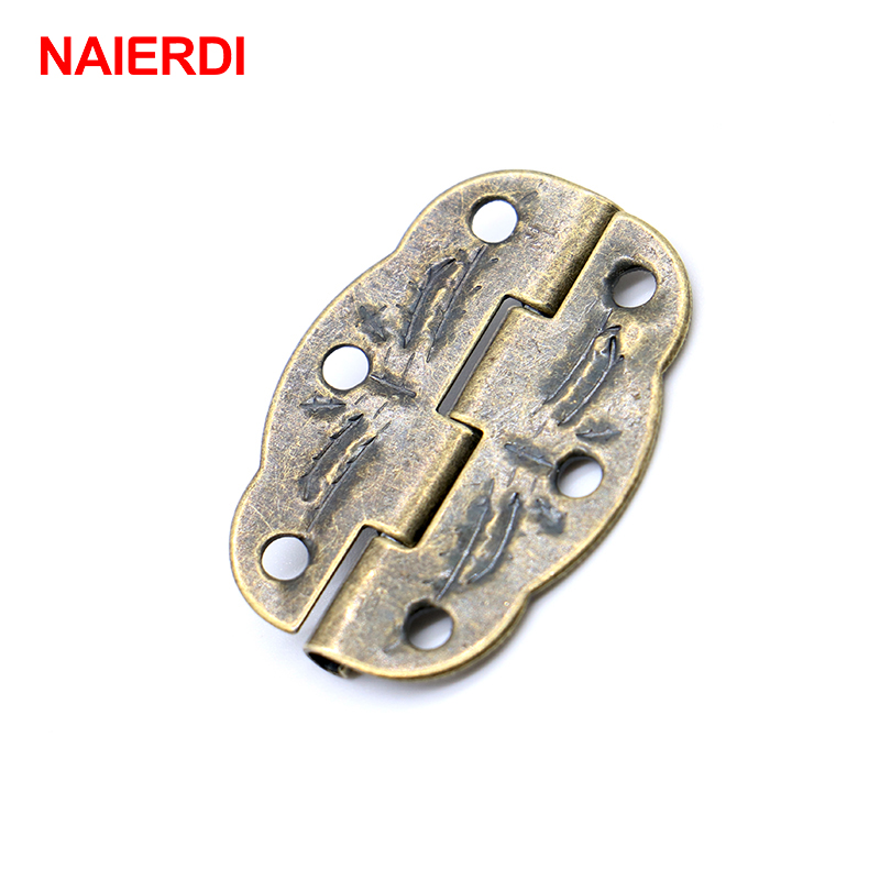 20pcs NAIERDI Bronze Hinges De - Furniture Hardware Vintage avis et prix