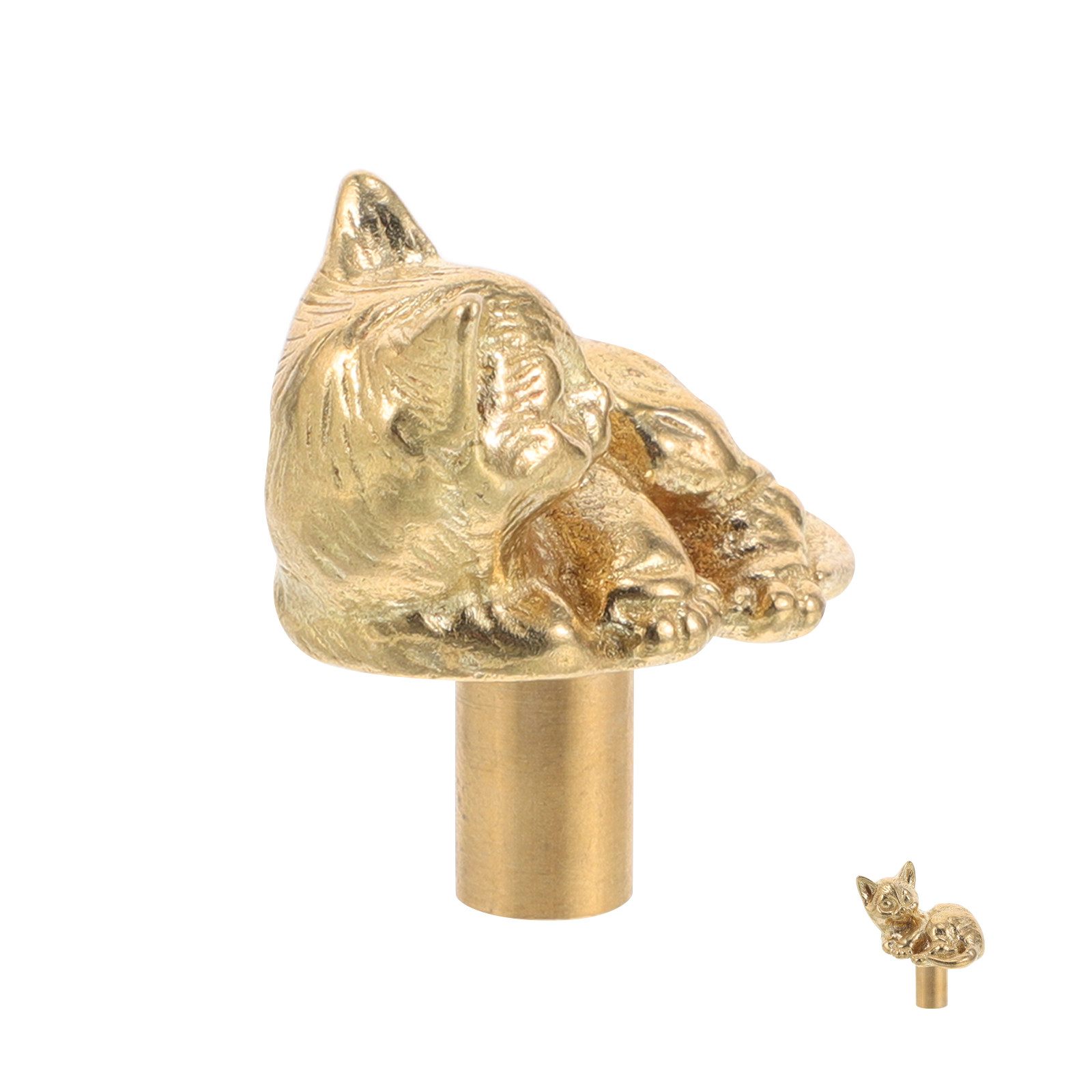 Vintage Brass Cat Door Handle  - Unique Furniture Hardware Pulls avis et prix