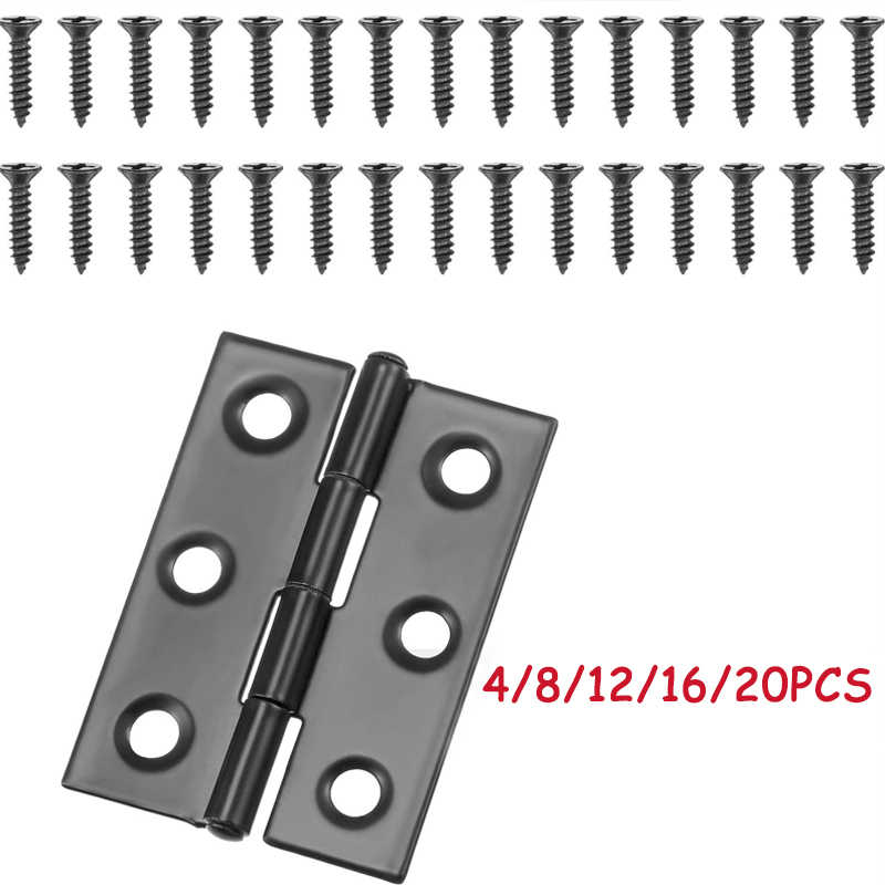 WV Black Door Hinges Stainless - Furniture Hardware Replacement Parts avis et prix