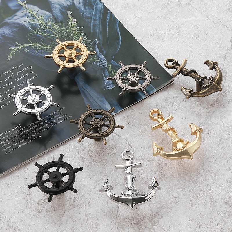 Vintage Anchor Ship Wheel Cabi - Vintage Furniture Hardware Pulls avis et prix