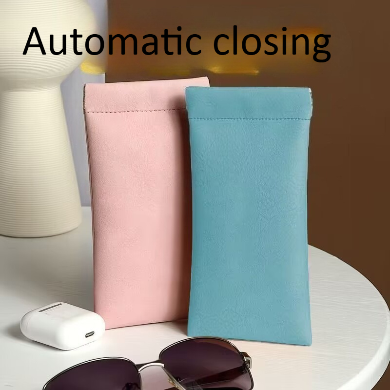 Unisex Leather Eyeglass Case P - Soft Close Hinge avis et prix