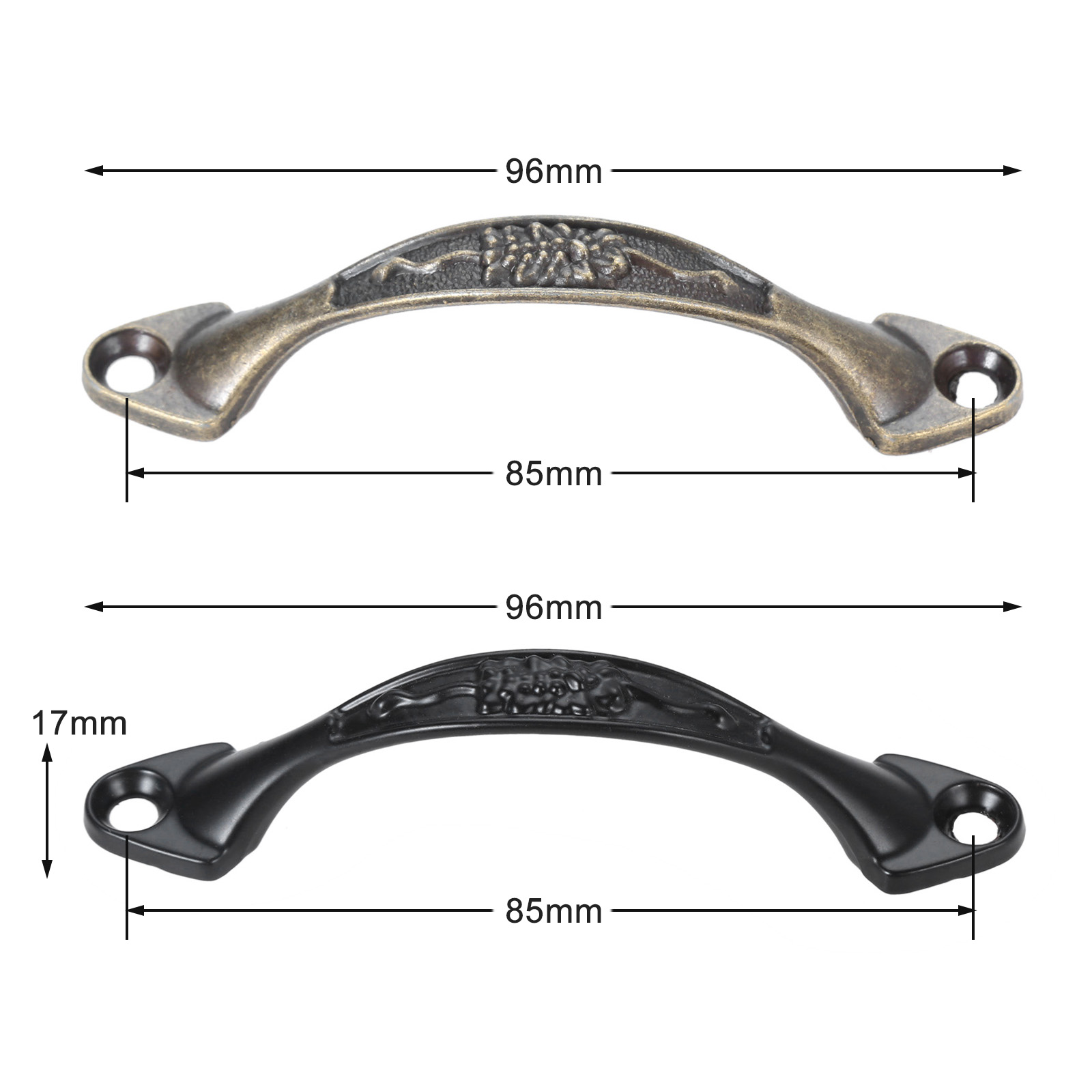 Antique Long Handle Bridge Pul - Vintage Furniture Hardware Pulls avis et prix