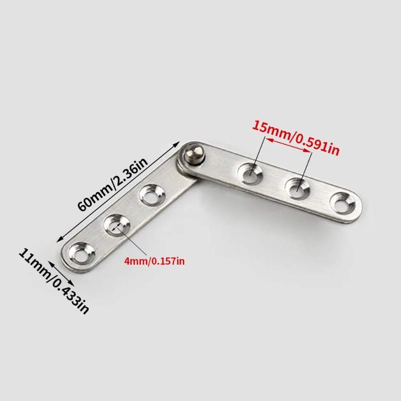 4/8/10pcs rotating hinges, use - Used Furniture Hardware avis et prix