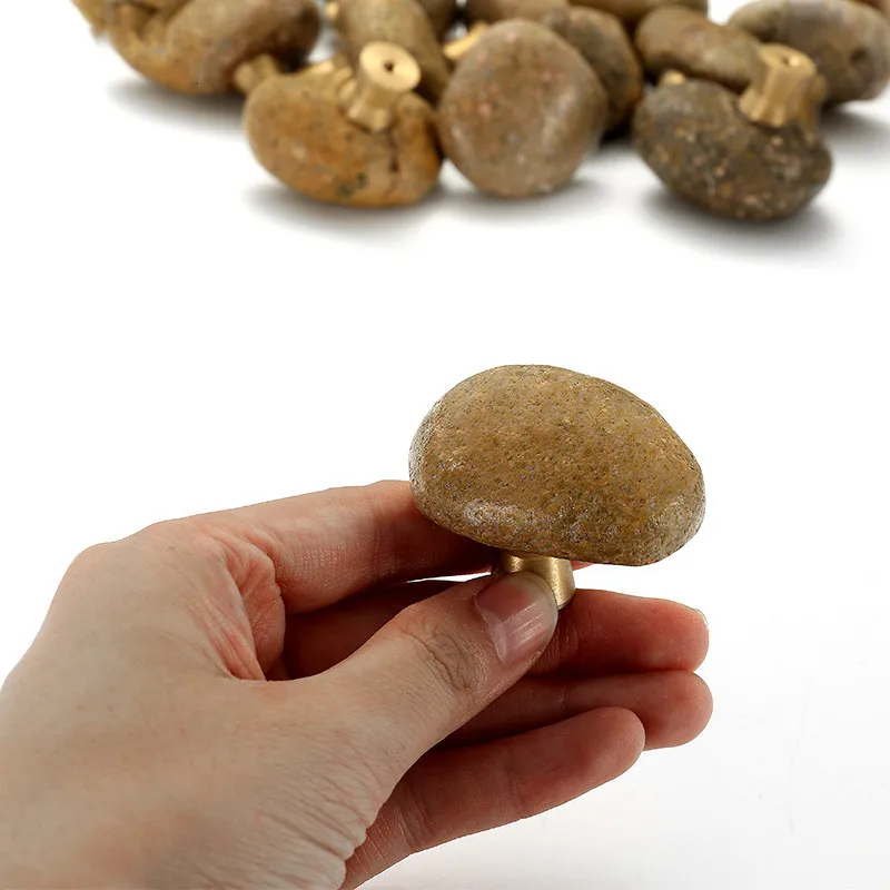1 pc Unique Natural stone + zi - Unique Furniture Hardware Pulls avis et prix