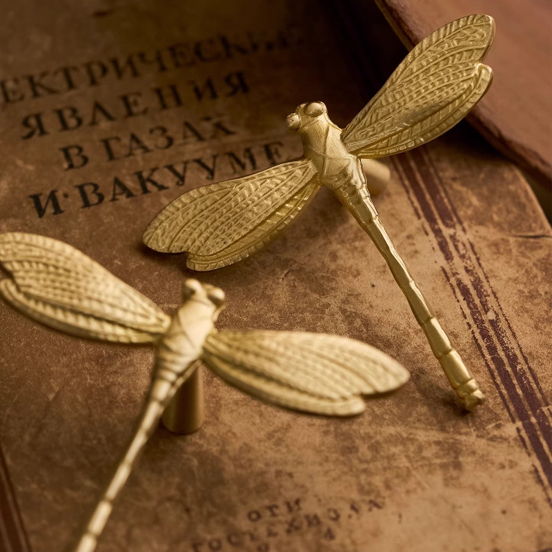 French Dragonfly Brass Cabinet - Unique Furniture Hardware Pulls avis et prix
