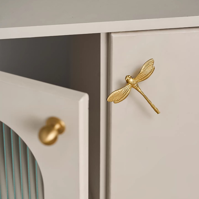 French Dragonfly Brass Cabinet - Unique Furniture Hardware Pulls avis et prix